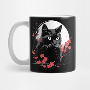 Cottagecore Goth Kawaii Anime Cat Gifts Men Girls Womens Cat Mug